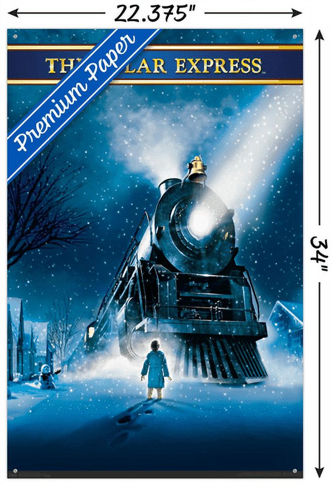 The Polar Express - One Sheet Wall Poster with Push Pins, 22.375" x 34"