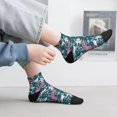 thumbnail image 2 of Pofeuu Lilies Flowers Print 30cm Socks, Adult Running Hiking Socks for Youth and Adult, 2 of 7