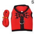 thumbnail image 3 of Rabbit Harness Leash Set Adjustable Breathable Mesh Bunny Vest Rabbit Leash, 3 of 10