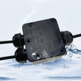 thumbnail image 4 of 3-Way Junction Box Waterproof IP68, Cable Connector Earth Outdoor Connection Box 9-12mm, 4 of 10
