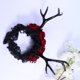 thumbnail image 5 of FELTECHELECTR Diademas creativas de Halloween con astas brillantes, accesorios para el cabello, diadema floral, diadema navideña, regalo, 5 of 7