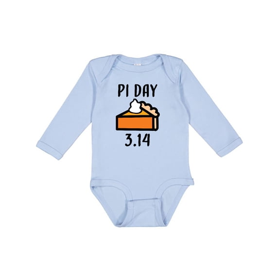 Inktastic Pi Day 3.14 Boys or Girls Long Sleeve Baby Bodysuit
