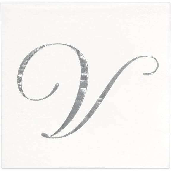 Gift Boutique 100 Silver Monogram Napkins