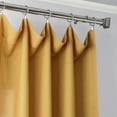 thumbnail image 2 of Ombre Gold Faux Linen Sheer Curtain (1 Panel), Ombre Gold, 50W X 108L, 2 of 10