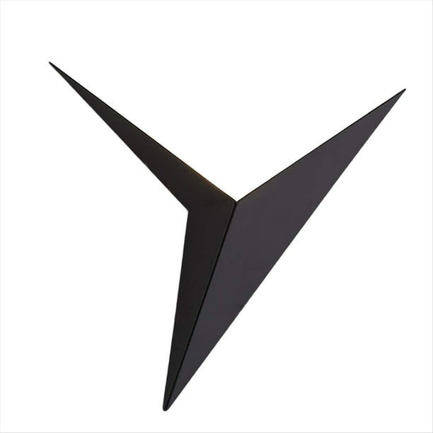 Lámparas de Pared LED Triangulares Minimalistas Modernas, Estilo Nórdico, para Interiores, para Sala de Estar, Luz Simple, Color Negro.