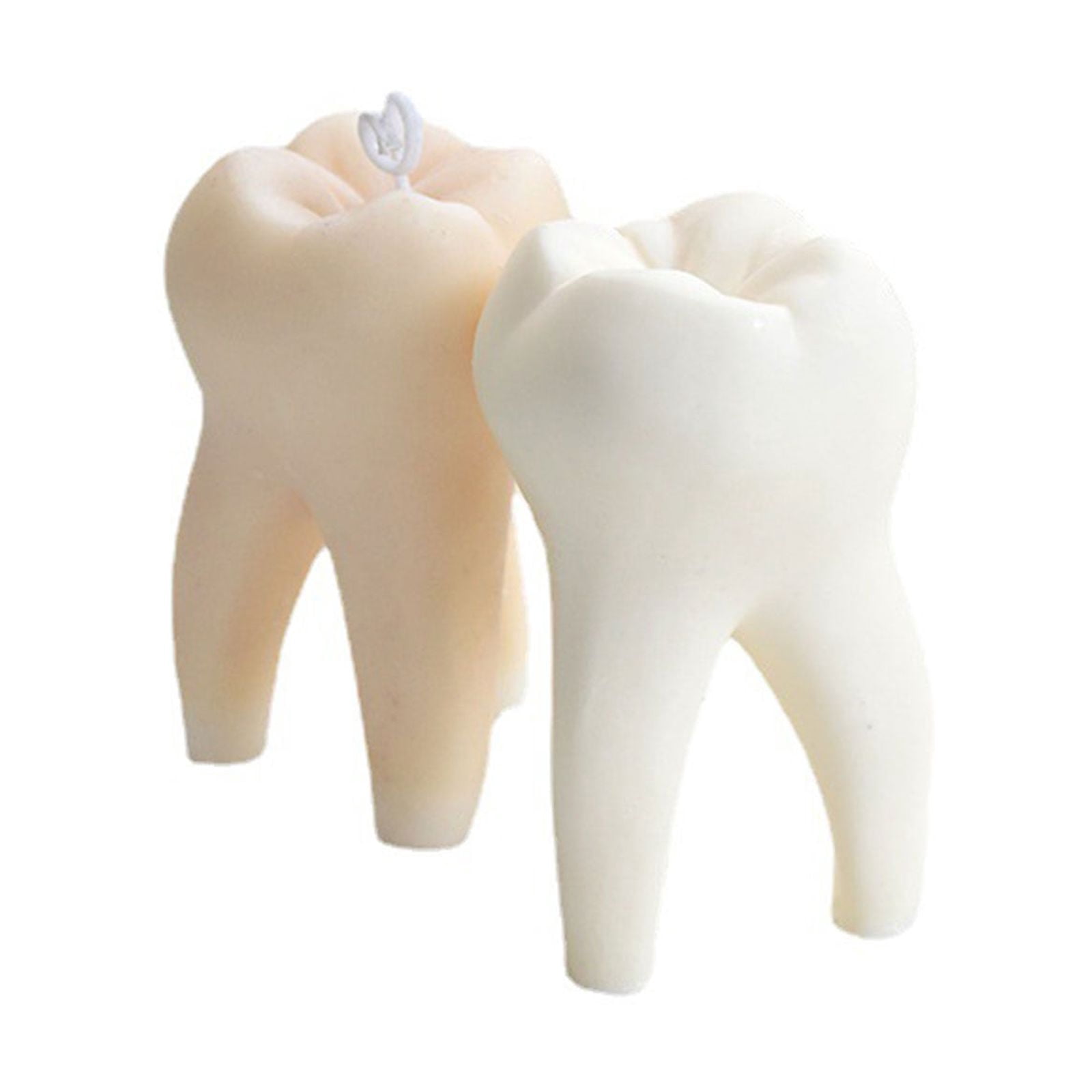 3D Teeth Candle Silicone Mold for DIY Handmade Candle Plaster Ornament Soap Mould Handicrafts Making Tool
