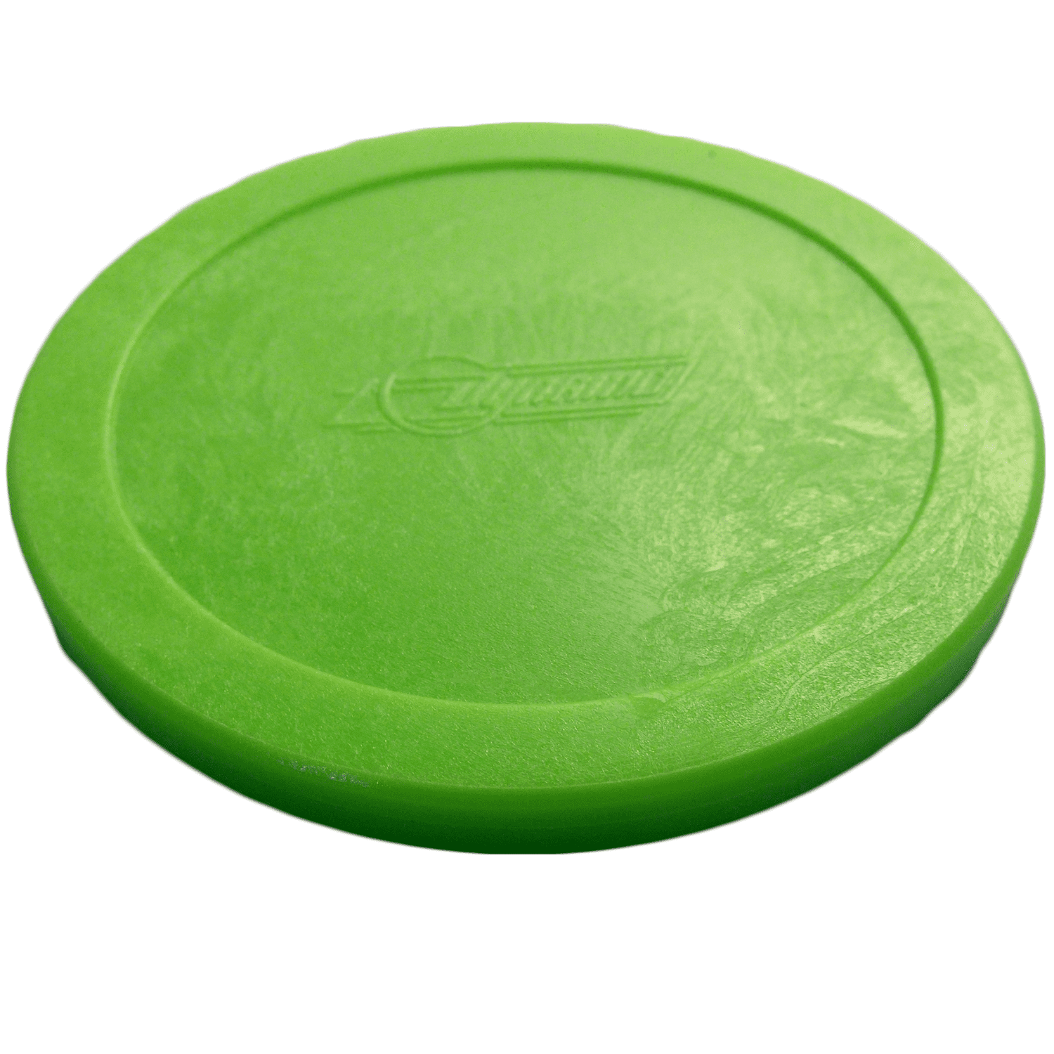 Valley/Dynamo Large 3 1/4 Inch Air Hockey Pucks Set of 2 Green & Quiet White 