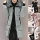 thumbnail image 5 of Chaqueta larga con cuello de piel para mujer, abrigos básicos gruesos, Parkas acolchadas de algodón, ropa de invierno, novedad de 2024, 5 of 5
