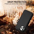 thumbnail image 2 of Case for iPhone 11 Pro Max (6.5'' Display), Rugged Durable Defender Heavy Duty 3 in 1 Shockproof Full Body Protective Cover Phone Case for Apple iPhone 11 ProMax (Black), 2 of 7