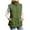 Army Green, variant on Fuzzy Vests for Women Solid Elastic Waist Vest Sleeveless Zip Up Vest Jacket Soft Lightweight Vest Waistcoat with Pockets