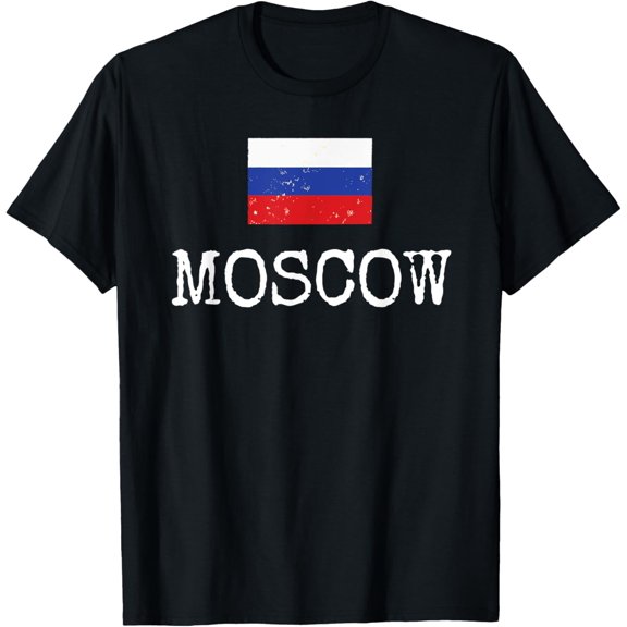 Moscow Souvenir Russia Vacation Russian Women Men Travel T-Shirt