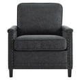 thumbnail image 5 of Modway Ashton Upholstered Fabric Armchair in Charcoal, 5 of 8