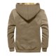 thumbnail image 3 of Men's Solid Color Jacket Men's Spring And Autumn Casual Trend Zipper Hooded Jacket M, 3 of 3