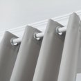 thumbnail image 2 of Cross Land Waterproof Outdoor Curtain for patio,garden,Balcony Anti Rust Grommet- Thermal Insulated Grommet Indoor Outdoor Curtain/Drape ,W54"xL96",Gray,1 Panel, 2 of 3