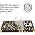 thumbnail image 2 of ZUKKASHAN for iPhone 15 Pro Case with Ring for Women, Gold Gorgeous Rhinestone Bling Diamond Kickstand, Premium for iPhone15 Pro, 2 of 5