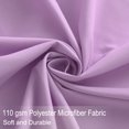 thumbnail image 2 of PiccoCasa 4 Pieces Bed Sheets Set with Flat Sheet, Fitted Sheet and Pillowcases King Light Purple, 2 of 6