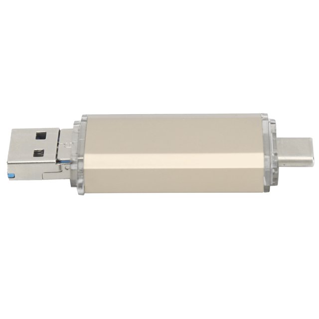 Usb 3.0 U Disco Unidad Usb Usb 3.0 Flash Drive Unidades De Memoria USB 3.0 U Disco Aleación De Aluminio Dorado ThreeInOne Dispositivo De Memoria De Almacenamiento A Granel De Alta ANGGREK 16 GB