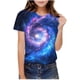 thumbnail image 2 of Blusas y camisas de manga corta con cuello redondo para niños pequeños, niñas y niños. Bonita camiseta de manga corta con cuello redondo y estampado., 2 of 9