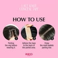 thumbnail image 5 of Red by Kiss Lace Knot Conceal Tape, Ultra-Thin & Skin-Like Silicone Wig Tape for Lace Wig Grids & Knots, Reusable & Sweat-Resistant, Strong Hold Lightweight (Beige, 3Pcs), 5 of 11