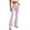 Hot Pink, variant on SYwaren Women's Flare Yoga Pants Butt Lifting Solid Color Quick Dry Fitted Workout Athletic Leggings