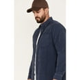 thumbnail image 2 of North River Men's Solid Corduroy Long Sleeve Button-Down Shirt - NRM6387-BLU XX-, 2 of 4