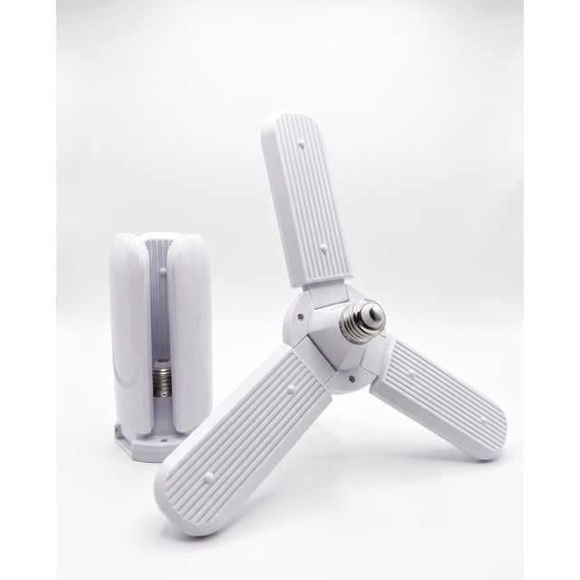 Foco Lámpara LED Plegable 3 Aspas Techo Socket E27 45W