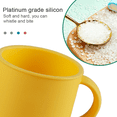 thumbnail image 3 of Taza de entrenamiento de silicona para bebés, taza de aprendizaje para niños pequeños con dos asas, taza abierta para bebés, a partir de 6 meses, 3 of 5