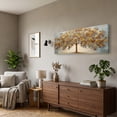 thumbnail image 2 of Canvas Wall Art for Living Room - Large Yellow Tree of Life Canvas Prints, Modern Abstract Nature Painting for Kitchen Bedroom Office Wall Decor, 2 of 7