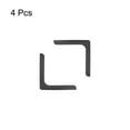 thumbnail image 3 of Uxcell Window Corner Guards Protectors, 4 Pack Mini Lace Style 70mmX9mm for Window Corners Desks Furnitures Black, 3 of 5