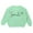 Light Green, variant on Toddler Girl Candy Color Sweater Loose Fit Breathable Top 6-7 Years Black