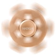 thumbnail image 4 of Rose Gold Plated Hanging Christmas Tree Snowflake Spinner Ornament w/ Matashi Crystals, 4 of 6