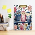 thumbnail image 5 of Acrylic Writing Board Gold 12.5*9 Inch Clipboards Transparent Acrylic Material Suitable For Office Classroom Teachers Fashion Bloggers Stationery Enthusiasts Three Owls, 5 of 9
