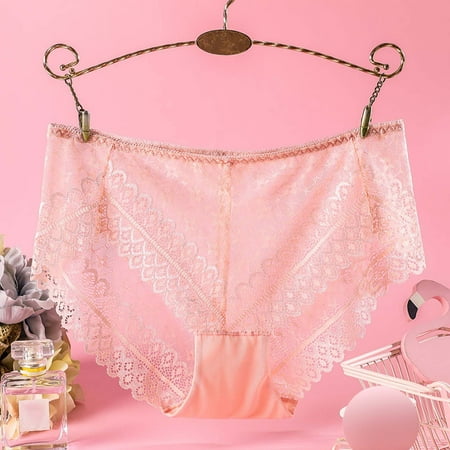 

TANGNADE Underwear Women Comfortable Playful High Waist Hollowed Out Sexy Underwear