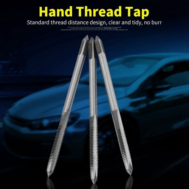 M3, M4, M5 Herramienta de Machos de Roscar Con Rosca Manual de Acero para Cojinetes, Macho de Roscar Manual, T, Macho de Roscar Con, HerramientA Ideal para reparación de