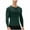 Army Green, variant on Mgmyaa Men's High Elastic Compression Shirt Long Sleeve Performance Top for Sports Running and Athletic Activities