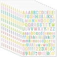 thumbnail image 1 of 20-Sheet Pack of Small Letter Stickers — Artistic-Font Black Vinyl Self-Adhesive Letters & Numbers, Suitable for Various Crafts, Outdoor Signage, Mailboxes, Windows, Doors, Cars, and Poster Boards., 1 of 6