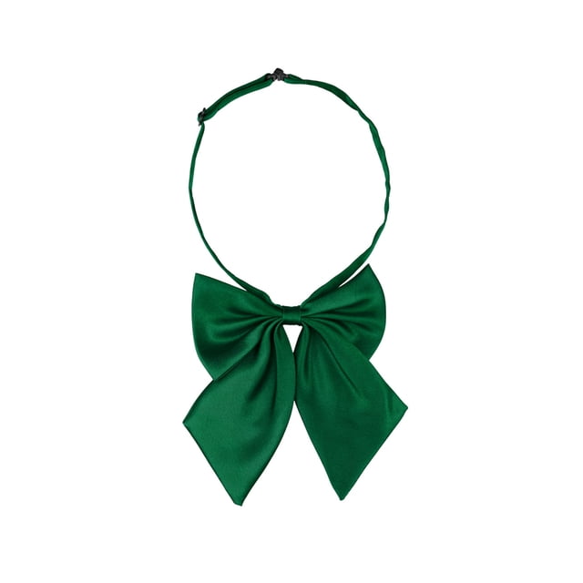 INSPIRE CHIC Nœud Papillon Uniforme Pré-Noué Uni Ajustable pour Femme Vert