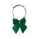 thumbnail image 1 of Corbata de moño preatado ajustable para mujeres INSPIRE CHIC de color sólido verde, 1 of 5
