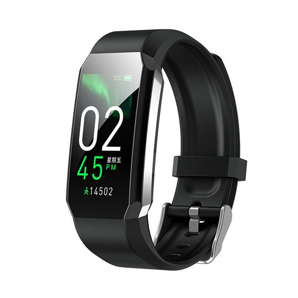 Pulsera inteligente Bluetooth 4.2V IP68 Reloj inteligente a prueba de agua Banda digital de presión arterial recargable, Negro Inevent EL001878-02