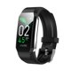 thumbnail image 1 of Pulsera inteligente Bluetooth 4.2V IP68 Reloj inteligente a prueba de agua Banda digital de presión arterial recargable, Negro Inevent EL001878-02, 1 of 7
