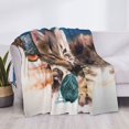 thumbnail image 4 of Throw Blanket for Couch, Playful Cat Super Soft Fuzzy Comfy Warm Throw Blanket, Cuteness Lightweight Cozy Plush Flannel Blanket & Throws for Sofa and Bed All Season, 4 of 5