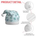 thumbnail image 4 of KLL Christmas Hats for Adults Plush Sea Turtle Print Santa Hat Xmas Fluffy Santa Claus Hat for Women Men, 4 of 6