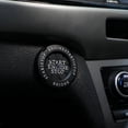 thumbnail image 5 of Engine Start Stop Button Cover Protective Anti Scratch Spin Design Universal One Key Start Button Trim Black, 5 of 5