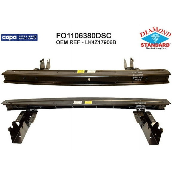 Rear Bumper Impact Bar - Compatible with 2015 - 2023 Ford Transit-250 2016 2017 2018 2019 2020 2021 2022