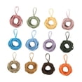thumbnail image 2 of Tubos anchos para patas de cincha para hacer bucles que chocan con varios colores para 12 colores 192pcs, 2 of 9
