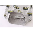 thumbnail image 3 of Toddler Boy Hoodie Cotton Grey Truck Print Sweatshirts Winter Clothes for Kids size 6 8073, 3 of 4