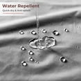 thumbnail image 4 of Yiannan Waterproof Fabric Shower Curtain Liner with 3 Magnets,Machine Washable，Mold Resitant,Extra Long72x84, 4 of 8