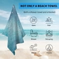 thumbnail image 4 of GZHJMY Beach Towel for Women Girls, Watercolor Starry Sky Bath Towel, Oversized Lightweight Sport Towel, 31x51 Inch, 4 of 7