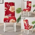 thumbnail image 3 of Dining Chair Covers Set of 4 Stretch Spandex Dining Room Chair Covers Parsons Chair Slipcovers Dining Chair Protector Anti-dust Chair Seat Protector for Dining Room Hotel, Kitchen, Party, 3 of 6
