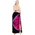 thumbnail image 3 of HAPPY BAY Women's Beach Wrap Bikini Swimwear Swim Cover up Summer Wraps Swimsuit Beachwear Sarong Coverups Skirts for Women One Size Tie Dye, Black, 3 of 5